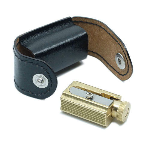 Dux Adjustable Brass Pencil Sharpener - noteworthy