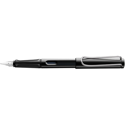 LAMY Safari Fountain Pen, Shiny Black - EF (Extra Fine)