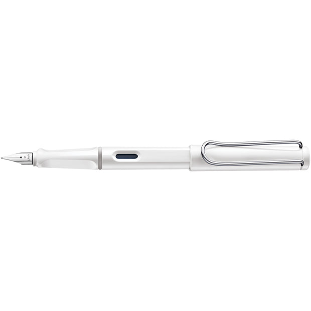 LAMY Safari Fountain Pen, Shiny White - F (Fine)