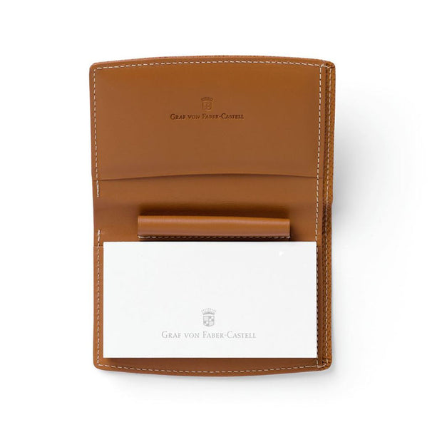 Graf von Faber-Castell Pocket Notepad, Epsom Leather - Cognac