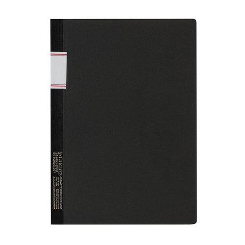 STALOGY B5 Notebook, Lined - Black