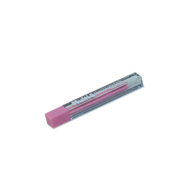 Pentel Multi 8 & Super Multi 8 Lead Refill, 2mm - Pink - Set of 2 - noteworthy