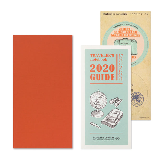 Traveler's Notebook Refill 2020 Monthly Diary for Regular Size - noteworthy