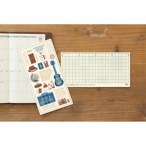Traveler's Notebooks Plastic Sheet 2020 for Regular Size - noteworthy