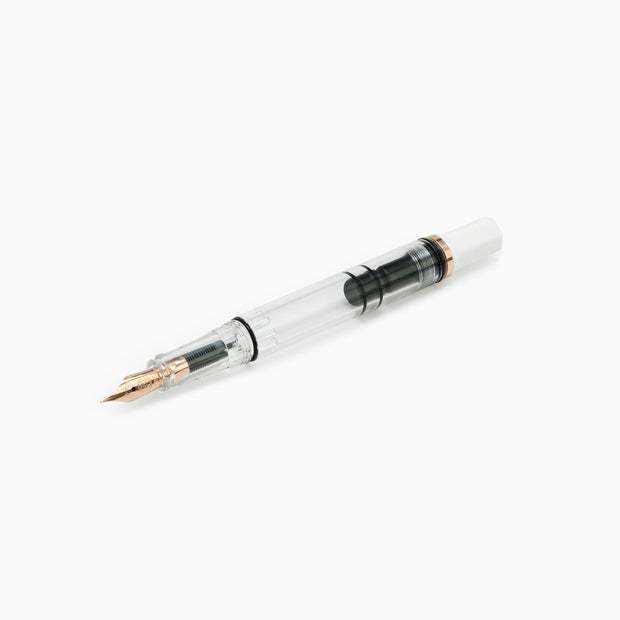 TWSBI Eco White Rose Gold Fountain Pen - M (Medium Nib)