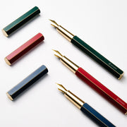 ystudio Classic Revolve Fountain Pen, Green - F (Fine)