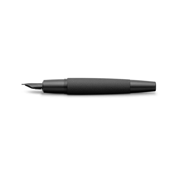 Faber-Castell e-motion Fountain Pen, Pure Black - EF (Extra Fine)