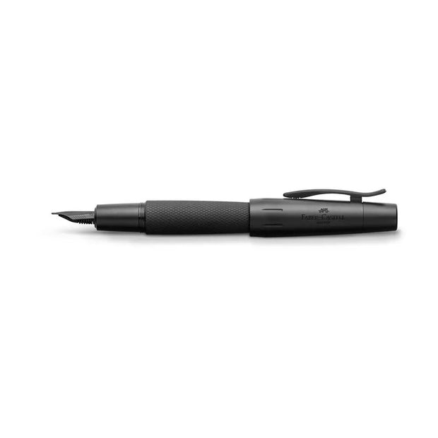 Faber-Castell e-motion Fountain Pen, Pure Black - EF (Extra Fine)