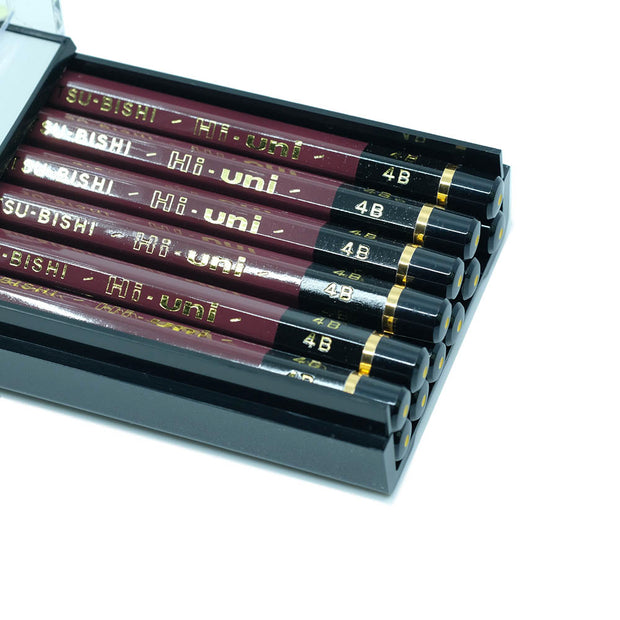 Mitsubishi Hi-Uni Graphite Pencil 4B, Set of 12 - noteworthy