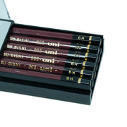 Mitsubishi Hi-Uni Graphite Pencil 6H, Set of 12 - noteworthy