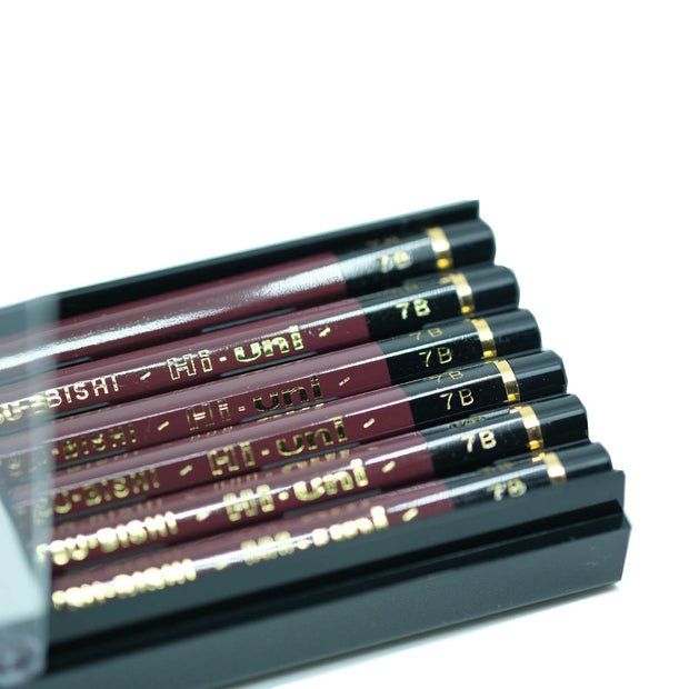 Mitsubishi Hi-Uni Graphite Pencil 7B, Set of 12 - noteworthy
