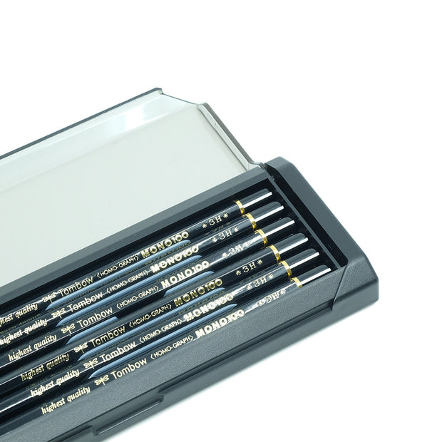 Tombow Mono 100 Graphite Pencil, Set of 12 - 3H - noteworthy