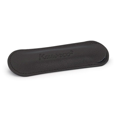 Kaweco Black Leather Pouch for 1 Sport Pen - noteworthy